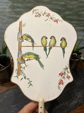 Eventail & Face a Main Ecrans Papier Peints Oiseaux Perroquets Fan