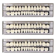 3 Pièces Fausse Dent en Résine Acrylique Dent Artificielle Couronne temporair...