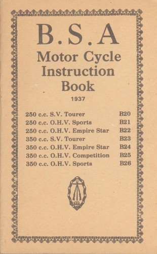 Livre instructions moto - de,