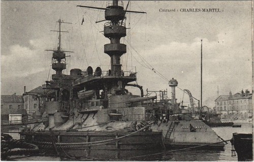 Cpa cuirassé charles martel - cpa,