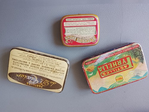 Lot boîtes métalliques - boîtes,