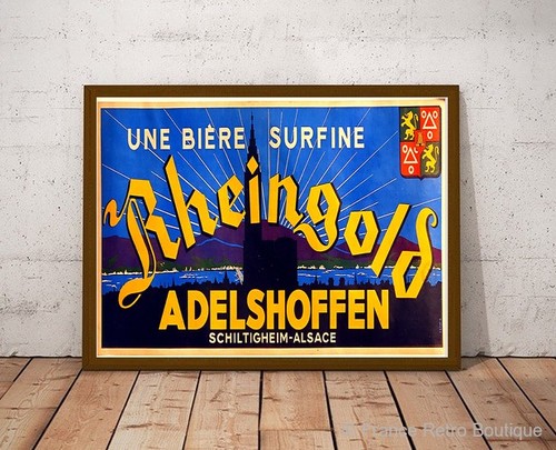 Rheingold vintage beer affiche - vintage,