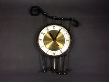 Ancienne horloge à suspendre marque "VEDETTE" bois et métal à piles old clock