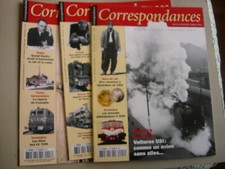 LOT DE 3 REVUES CORRESPONDANCE FERROVIAIRE N° 1. 2 ET 3             2416