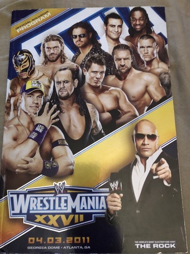 Wwe wrestlemania program - 27,