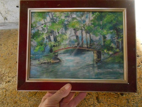 Tableau peinture sur bois