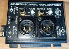 RDL FB-UBC2 unbal to bal  CONVERTER + POWER SUPPLY RDL PS24U2 -24v