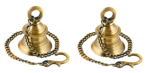 Cloche murale laiton - cloche, en