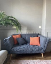 Canapé Bleu 2 Place Convertible