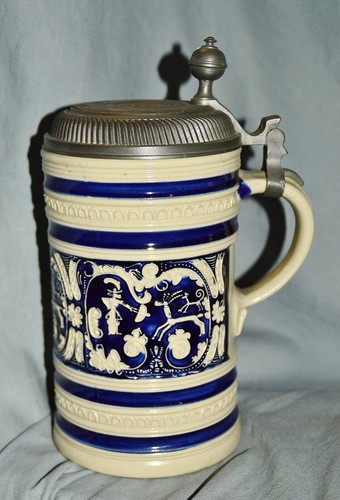 Chope bière grès - chope, bol