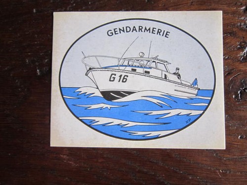 Autocollant sticker bateau - autocollant,