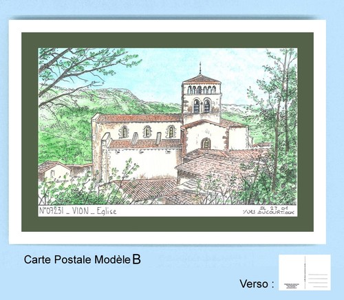07231 carte postale - 07231,