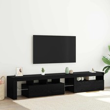 Meuble TV avec LED Bois