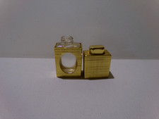 Ancien Vaporisateur De Poche Flacon Parfum STEP Métal Doré Made In France