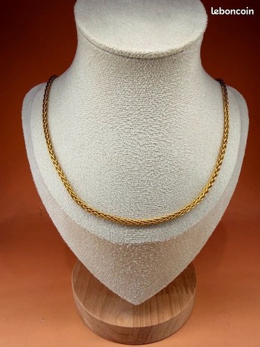 Collier maille palmier - , or