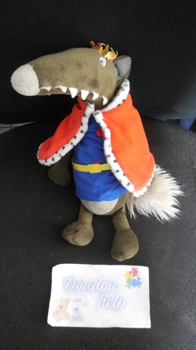 Doudou peluche loup - doudou, cape