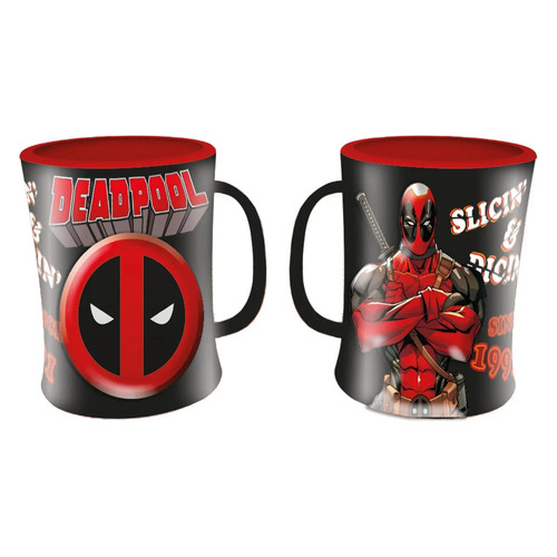 Marvel mug deadpool relief - deadpool,