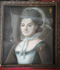 Pastel XVIIIe SUZANNE LANTY