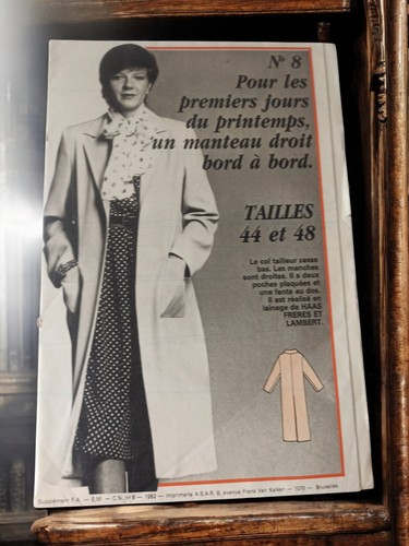 Rare patron couture ancien - de,
