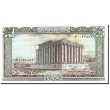 Billet, Lebanon, 50 Livres