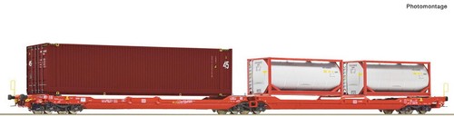 Roco 77400 wagon double poches - roco,