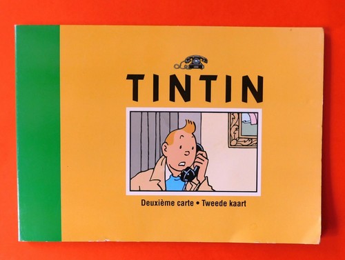 Tintin deuxième carte - tintin.,
