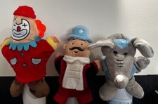 LOT DE 3 DOUDOUS MARIONNETTES MAISON DU MONDE SERIE CIRCUS