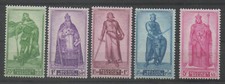 Timbre de Belgique / Belgium  N° 0737 / 741  Neuf **,  MNH