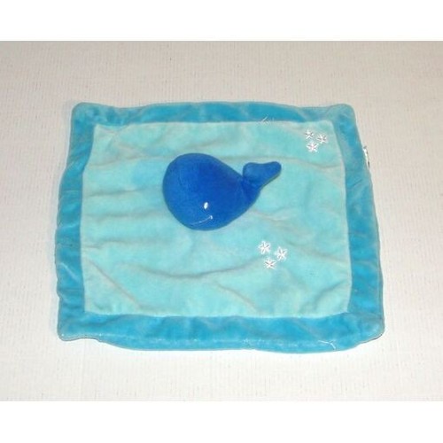 Doudou baleine bleue kimbaloo - baleine,
