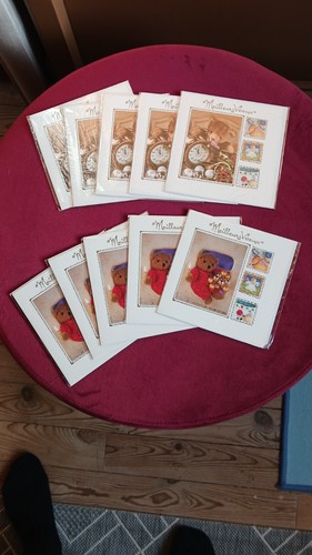 Lot cartes vœux ou - de,