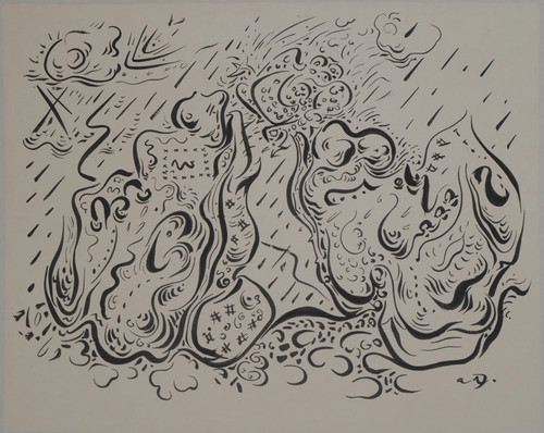 André masson les vieux - masson, :