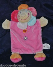 🍀 Doudou Plat Souris Rose