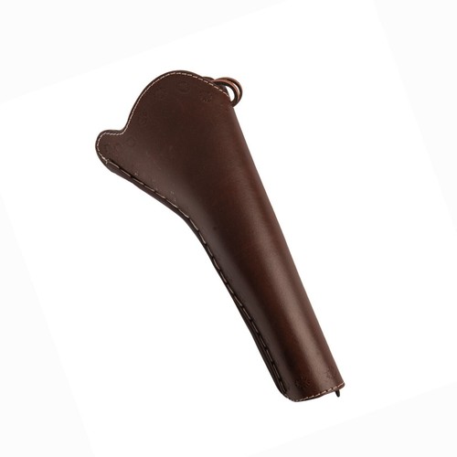 Leather western gun holster - leather,