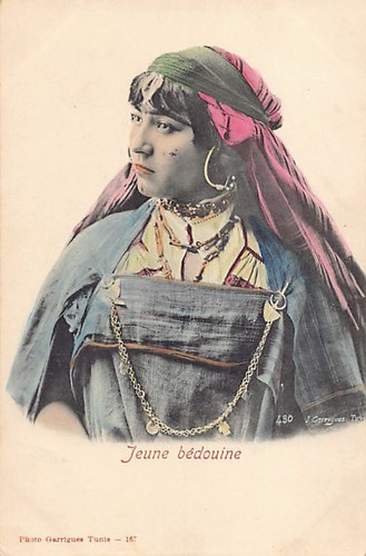 Tunisie jeune bédouine - tunisie,
