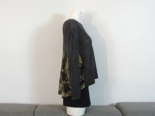 Pull léger bi matière - pull,