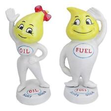 Paire de caisses-monnaie Esso Stlye Blue Oil Fuel Paraffine en fonte