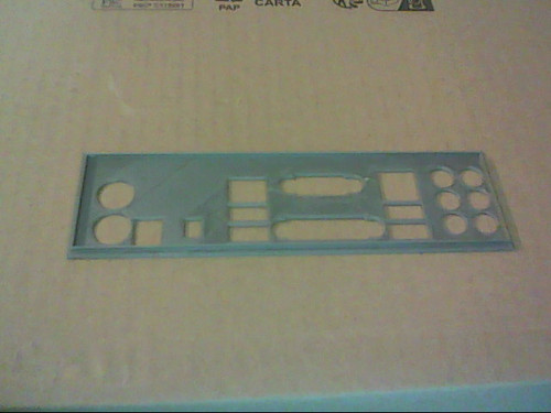 Shield plaque arriere en - i/o,