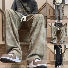 Pantalon drapé vintage à la