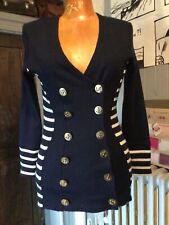 VESTE STYLE MARIN BLEU MARINE .  t 1 ( V/ )