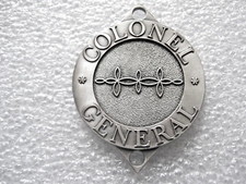 INSIGNE DISTINCTIF DE BERET CAVALERIE 4° REGIMENT DE HUSSARDS COLONEL - GENERAL