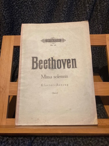Beethoven missa solemnis - missa,