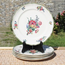 Ensemble de 5 assiettes plates 25 cm / Villeroy & Boch modèle Alt Strassburg