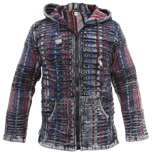 Veste capuche hippie baja - veste,