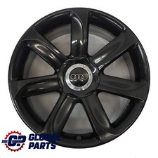 Audi TT Mk2 8J Jante En Alliage Noir 18" ET:52 9J 7 Branches 8J0601025AC