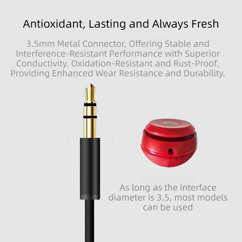 Cable audio avec micro - cable, 1,5m