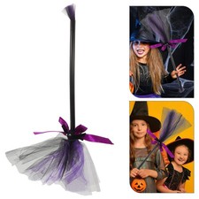  Balai de sorcière : balai d'Halloween - Costume de sorcière pour femme -