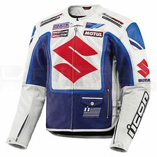 Suzuki GSXR Veste en Cuir de