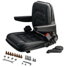 Siège Chariot Élévateur Tracteur tondeuse à gazon Universel Réglable à 180° Noir