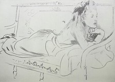 Paul-César HELLEU : Petite Cléopâtre, GRAVURE, 1913