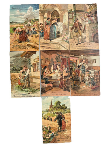 Série cartes postales - 7,